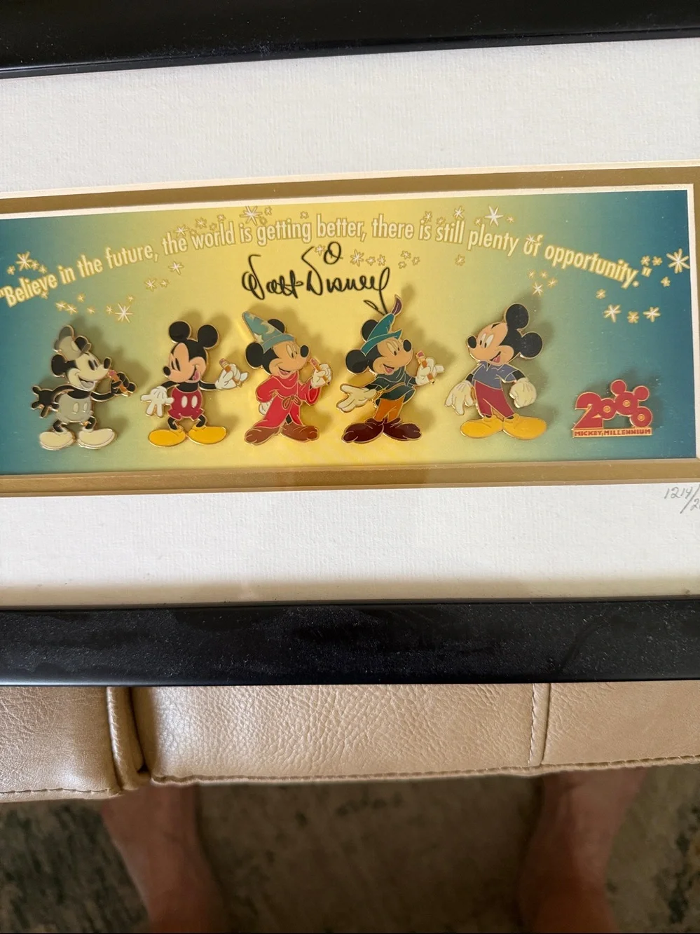 Disney framed art